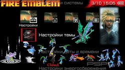  'Final Fantasy VII: Cloud Fire Emblem [RUS]'   PTF  PSP