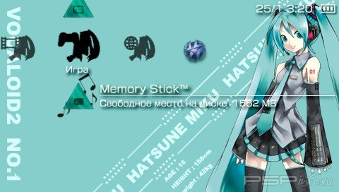  'Hatsune Miku [RUS]'   PTF  PSP