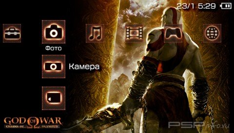  'God of War 3 [RUS]'   PTF  PSP