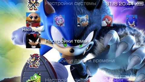  'Sonic Unleashed [RUS]'   PTF  PSP