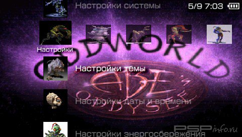  'Oddworld: Abe Odysee [RUS]'   PTF  PSP